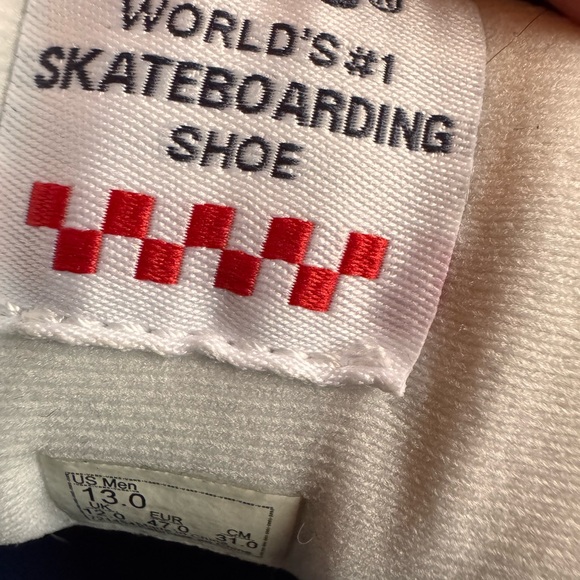 Vans Skate Rowley 25th Navy/White Size 13